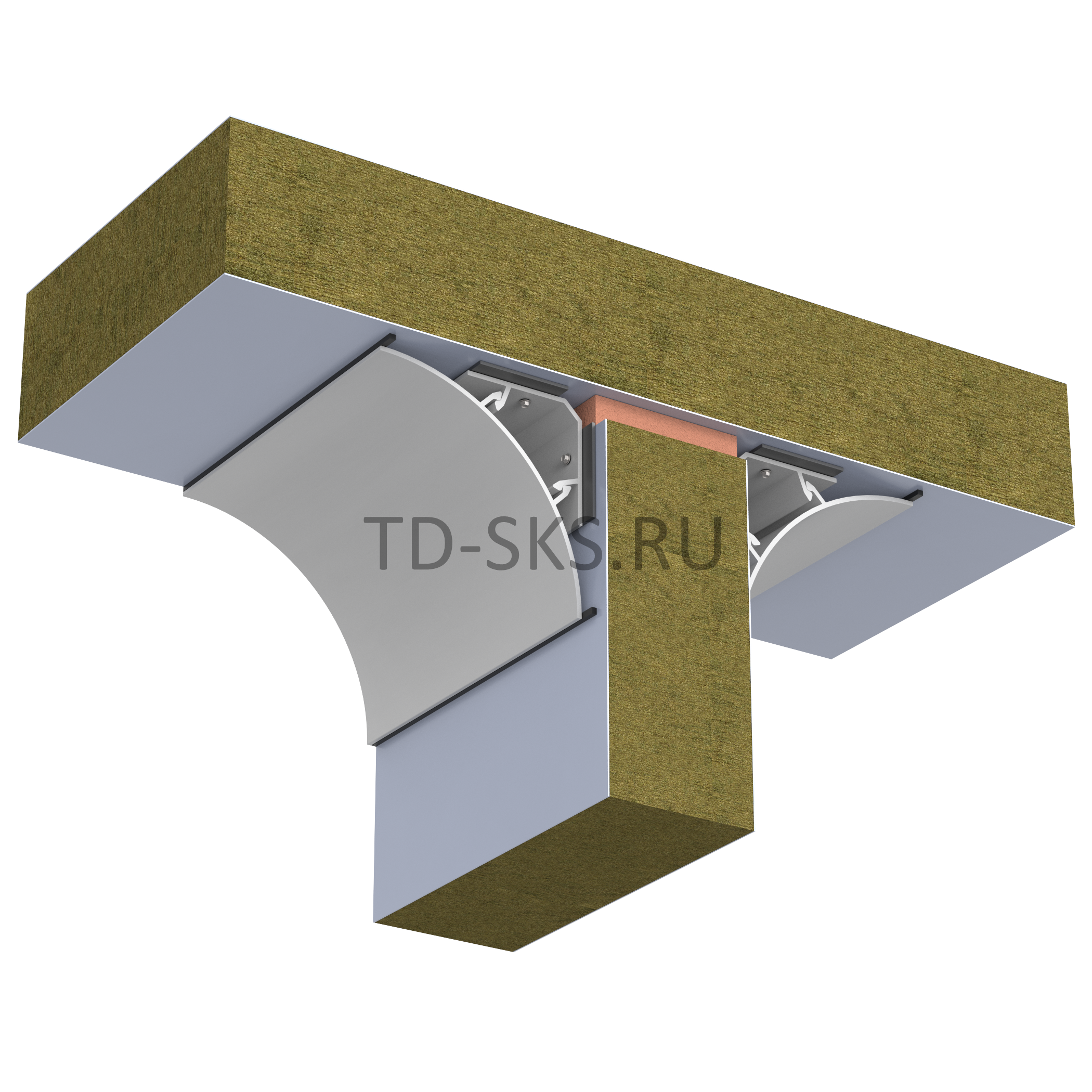 Скругляющий Профиль-плинтус DAARTS DS 100 сборка